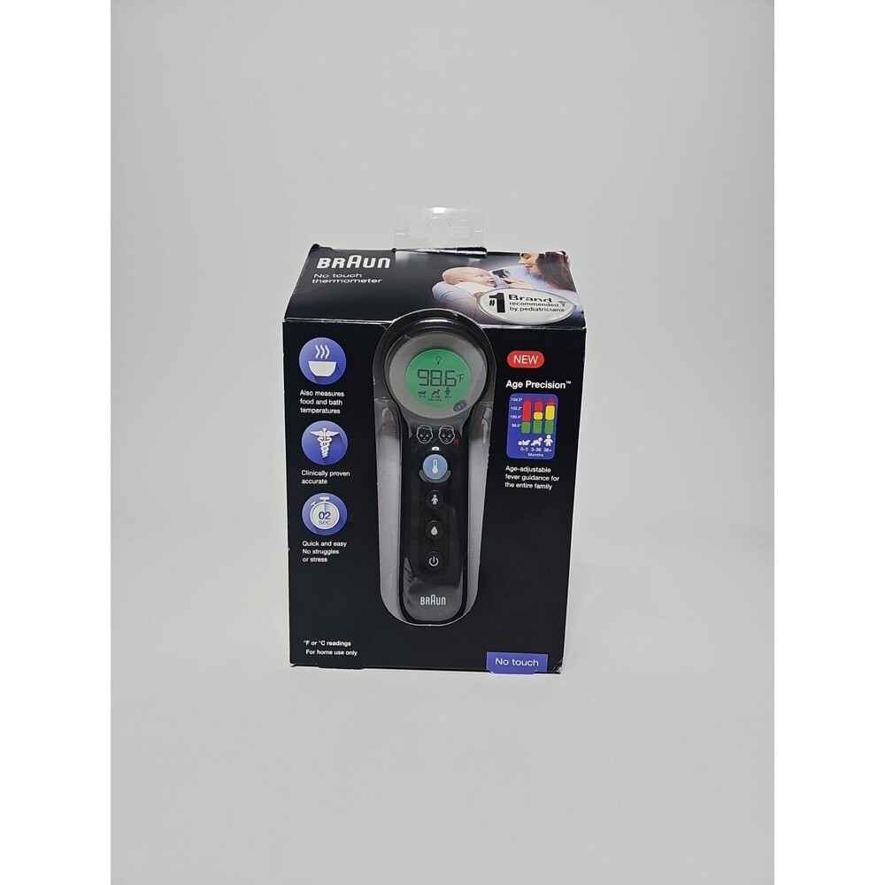 Braun No Touch 3-in-1 Thermometer BNT400 Age Precision Display